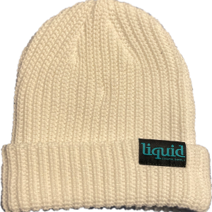 Liquid Tag Beanie - White